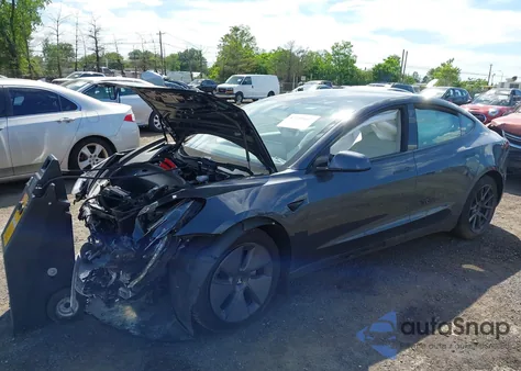 2021 Tesla Model 3 Standard Range Plus Rear-Wheel Drive from USA, damaged, VIN 5YJ3E1EA5MF920820